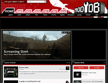 Tablet Screenshot of login.moddb.com