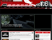 Tablet Screenshot of hldino.moddb.com